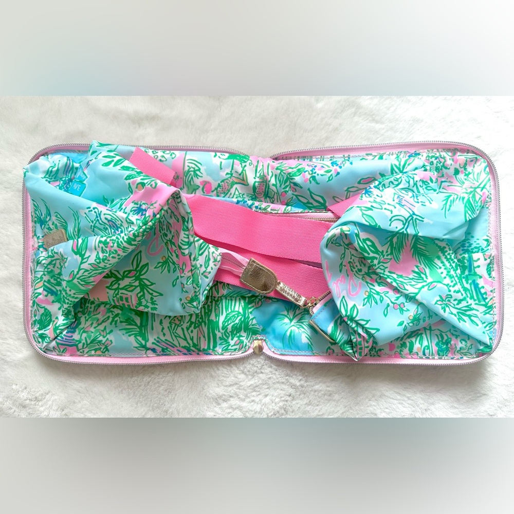 NWOT Lilly Pulitzer Getaway Packable Tote Bag - Lilly Loves Palm Beach - O/S - Picture 6 of 9
